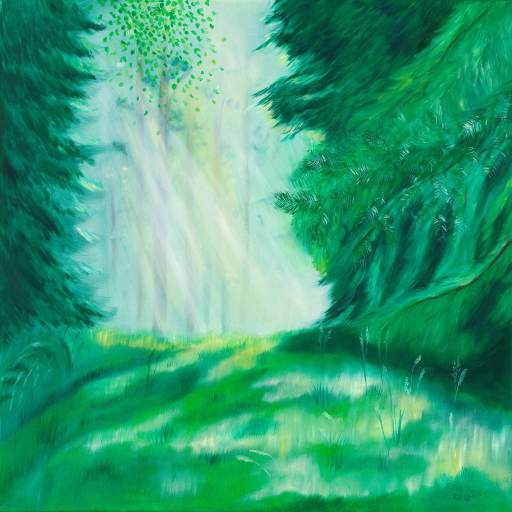 Lichtung 80 x 80 cm