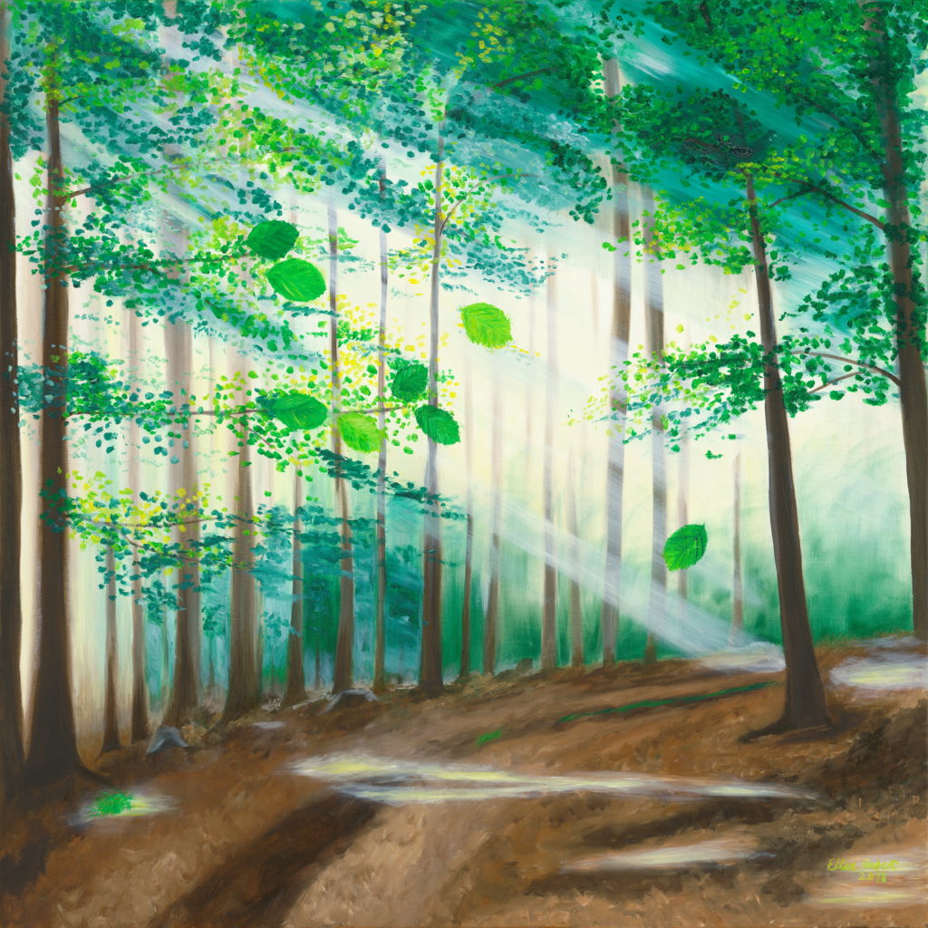 Lichtbrechung 80 x 80 cm